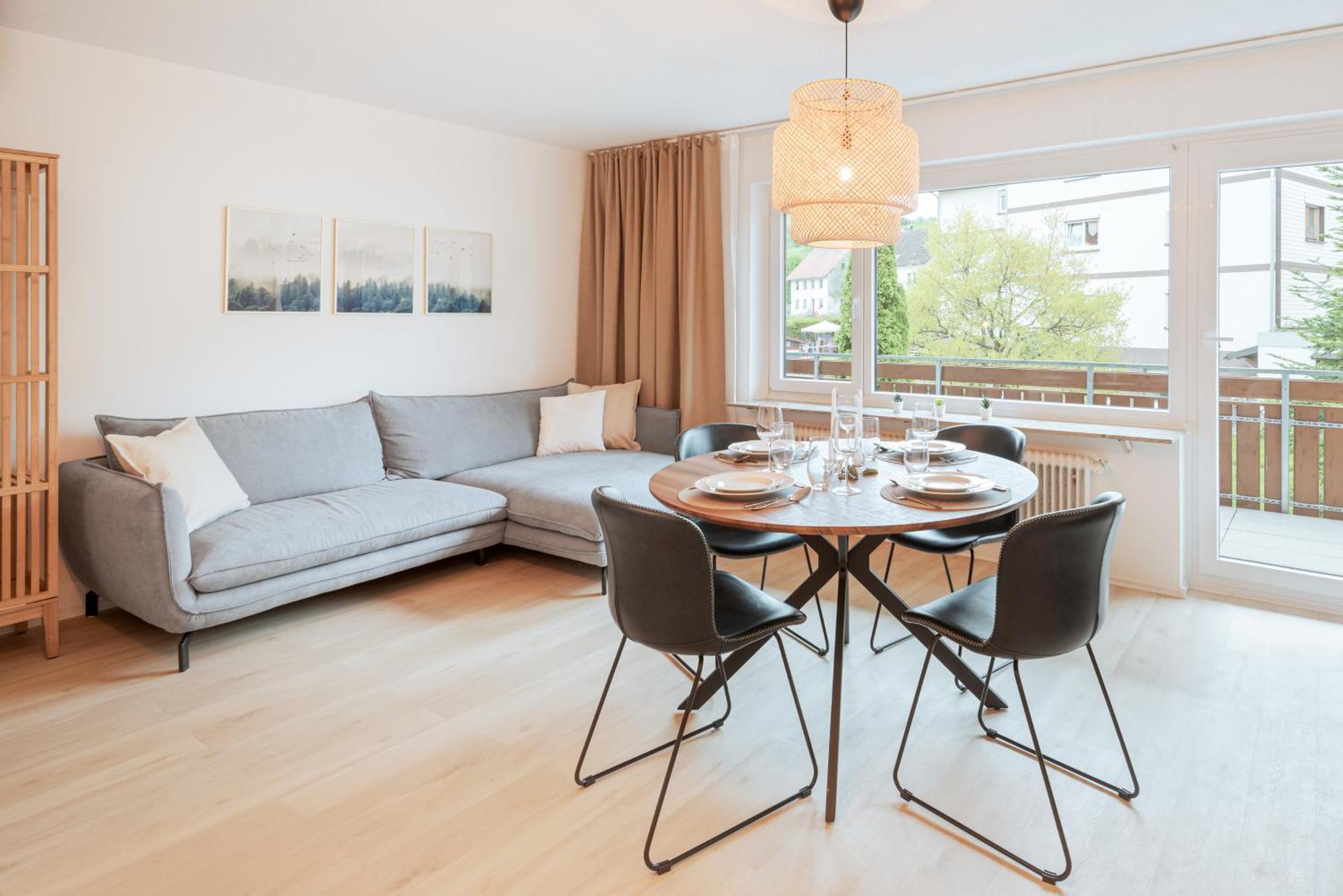 Ferienwohnung Sonnenglueck Mit Grosszuegigem Suedbalkon Lenzkirch Exteriör bild